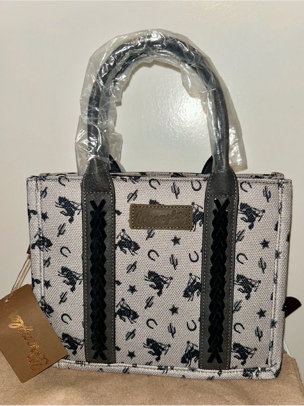Wrangler Rodeo Print Mini Tote. NWT - Picture 1 of 7